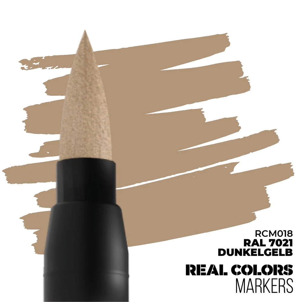 AK interactive RC018 Real Colors Markers RAL 7028 Dunkelgelb - Image 2
