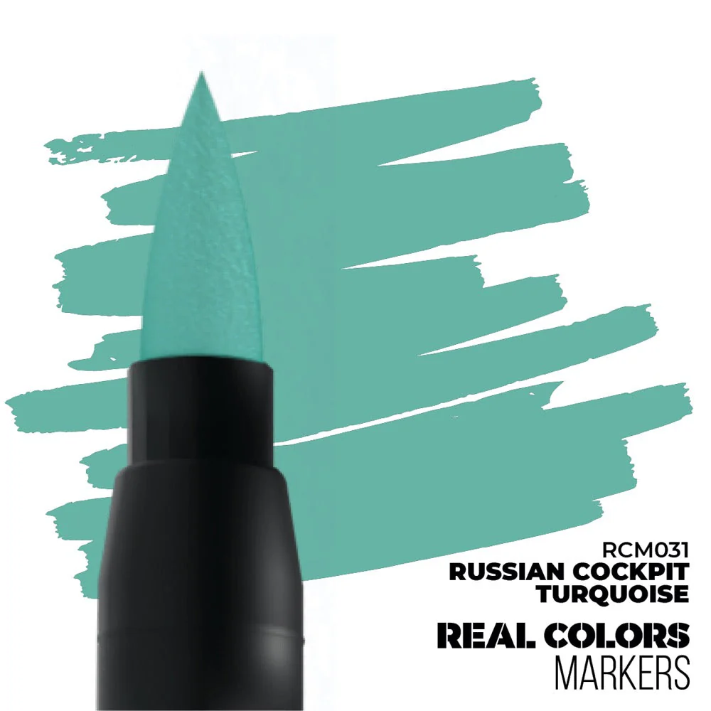 AK Interactive RC031 Real Colors Markers Russian Cockpit Turquoise - Image 2