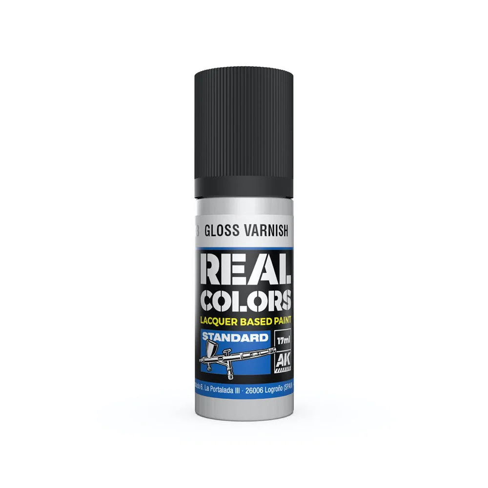AK Interactive RC803 Real Colors Gloss Varnish 17ml Lacquer Paint