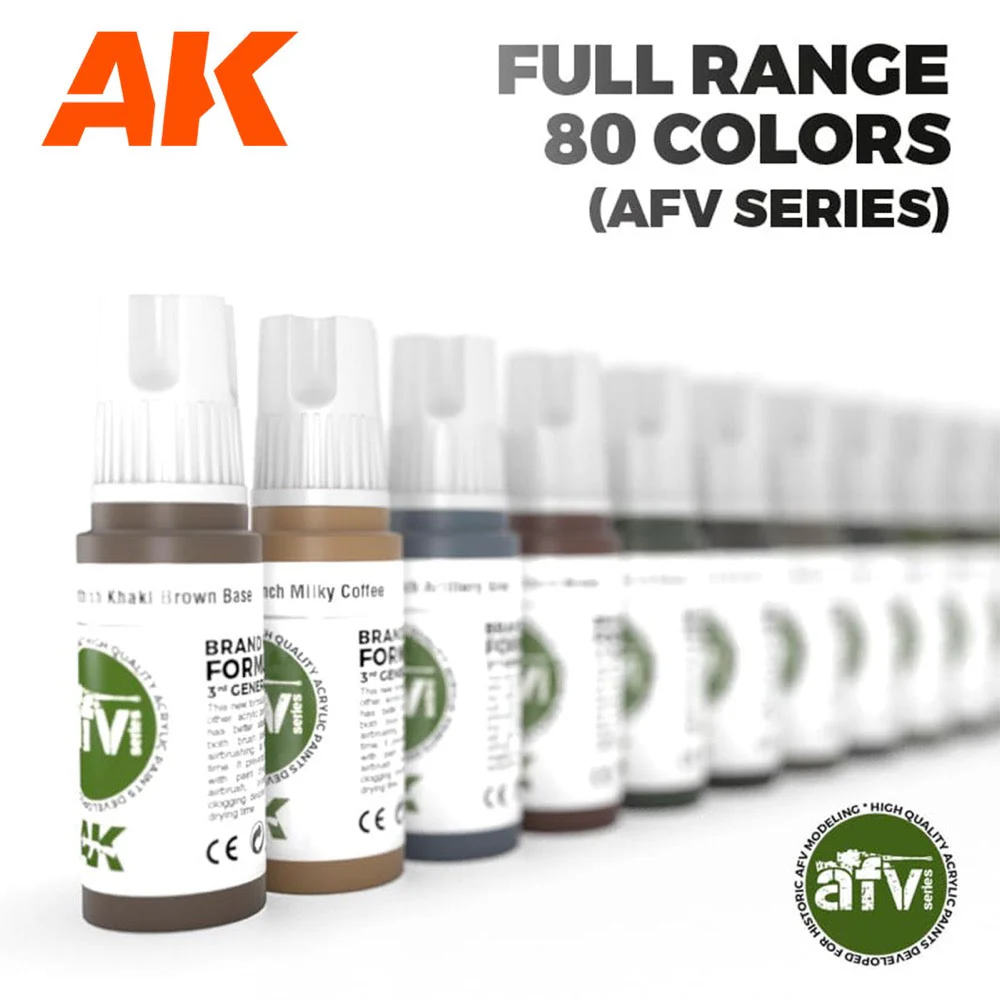 AK Interactive AK11703 Briefcase 80 Colours Acrylics 3 Gen AFV Series - Image 4