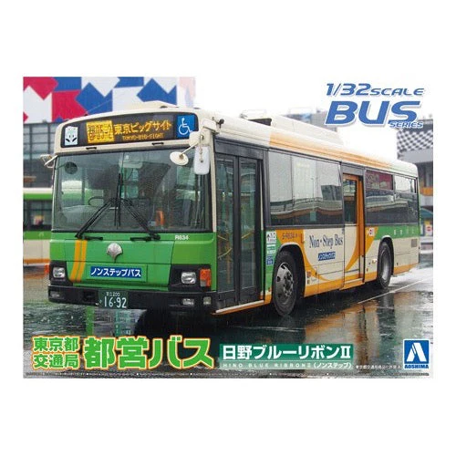 Aoshima A005503 Tokyo Metropolitan Bus Hino Blue Ribbon II