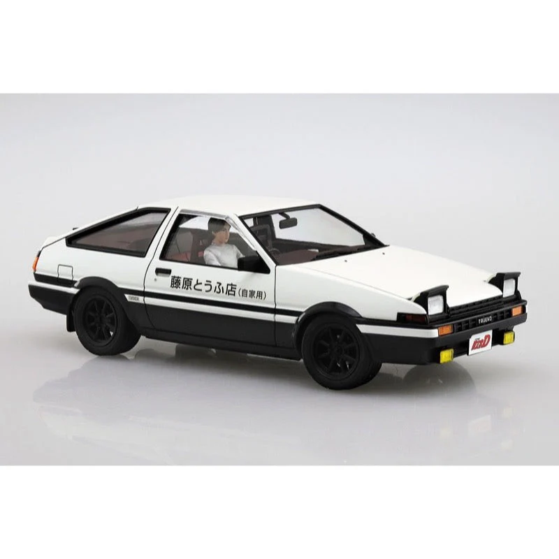 Aoshima A005954 1/24 Takumi Fujiwara AE86 Trueno Project D with Driver Figure - Image 2