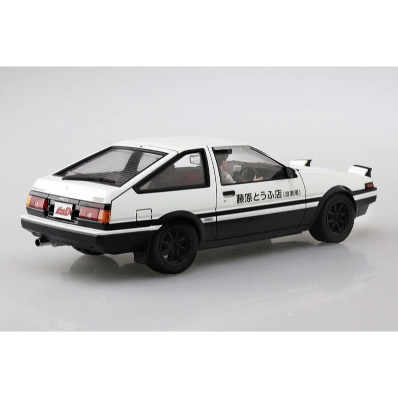 Aoshima A005954 1/24 Takumi Fujiwara AE86 Trueno Project D with Driver Figure - Image 3