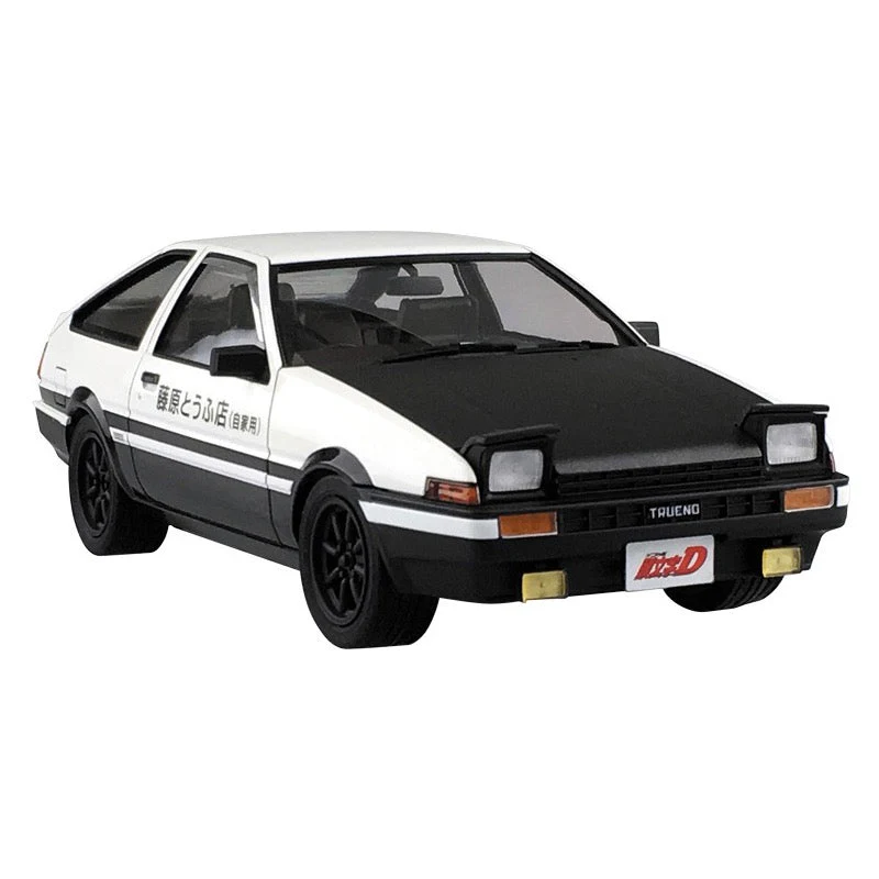 Aoshima A006198 1/24 Initial D Fujiwara Takumi AE86 Trueno Project D Version Prepainted - Image 2