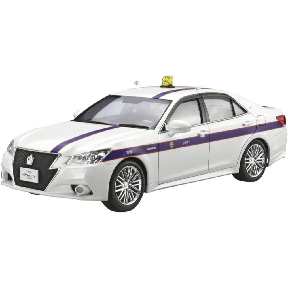 Aoshima A006225 1/24 Toyota ARS210 Crown Athlete 2013 Tokyo Individual Taxi Cooperative - Image 2