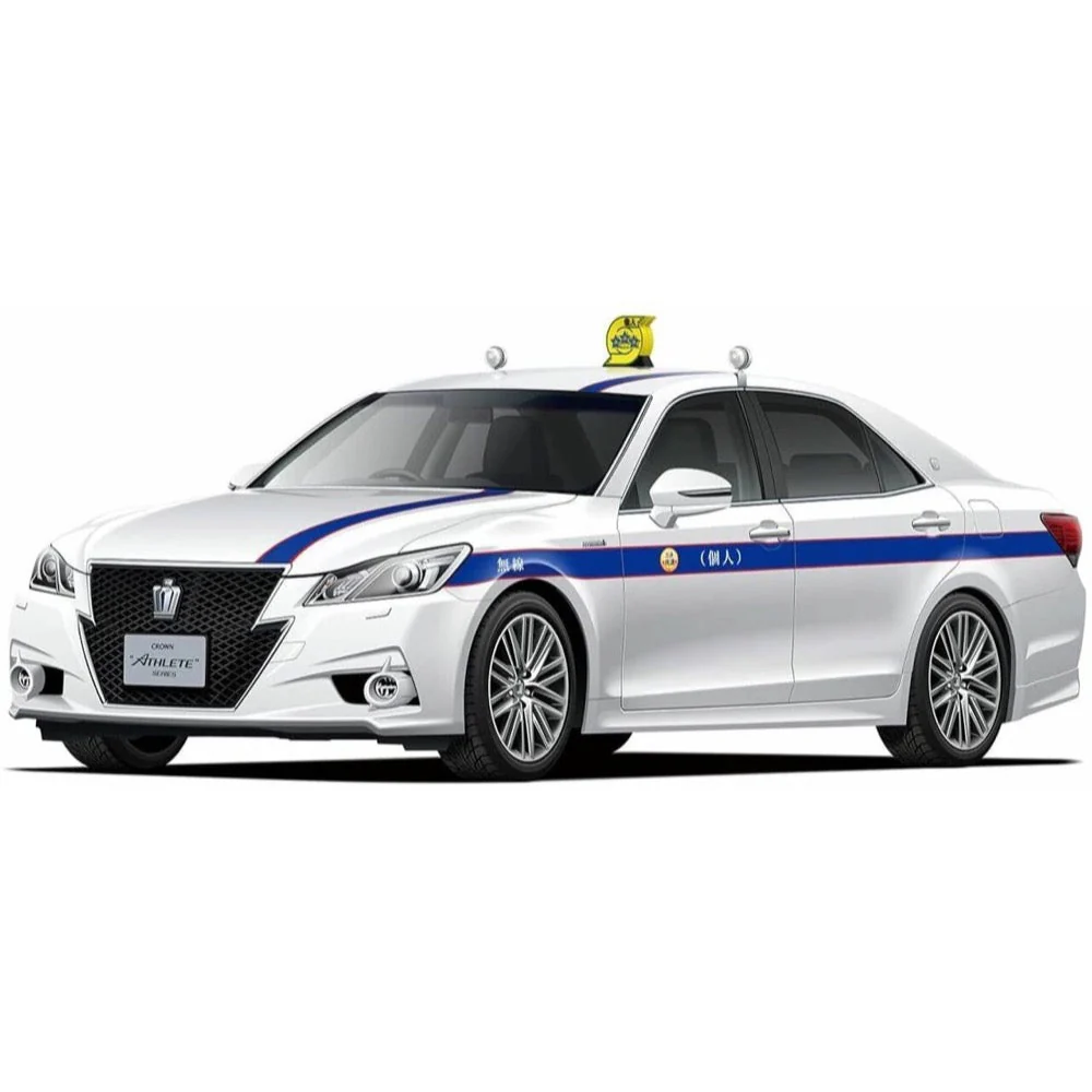 Aoshima A006225 1/24 Toyota ARS210 Crown Athlete 2013 Tokyo Individual Taxi Cooperative - Image 4