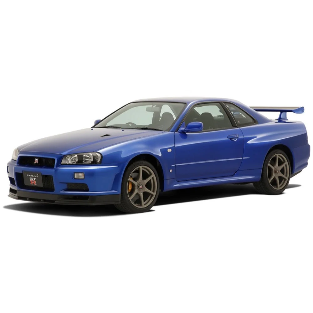 Aoshima A006250 1/32 Nissan R34 Skyline GT-R Bayside Blue