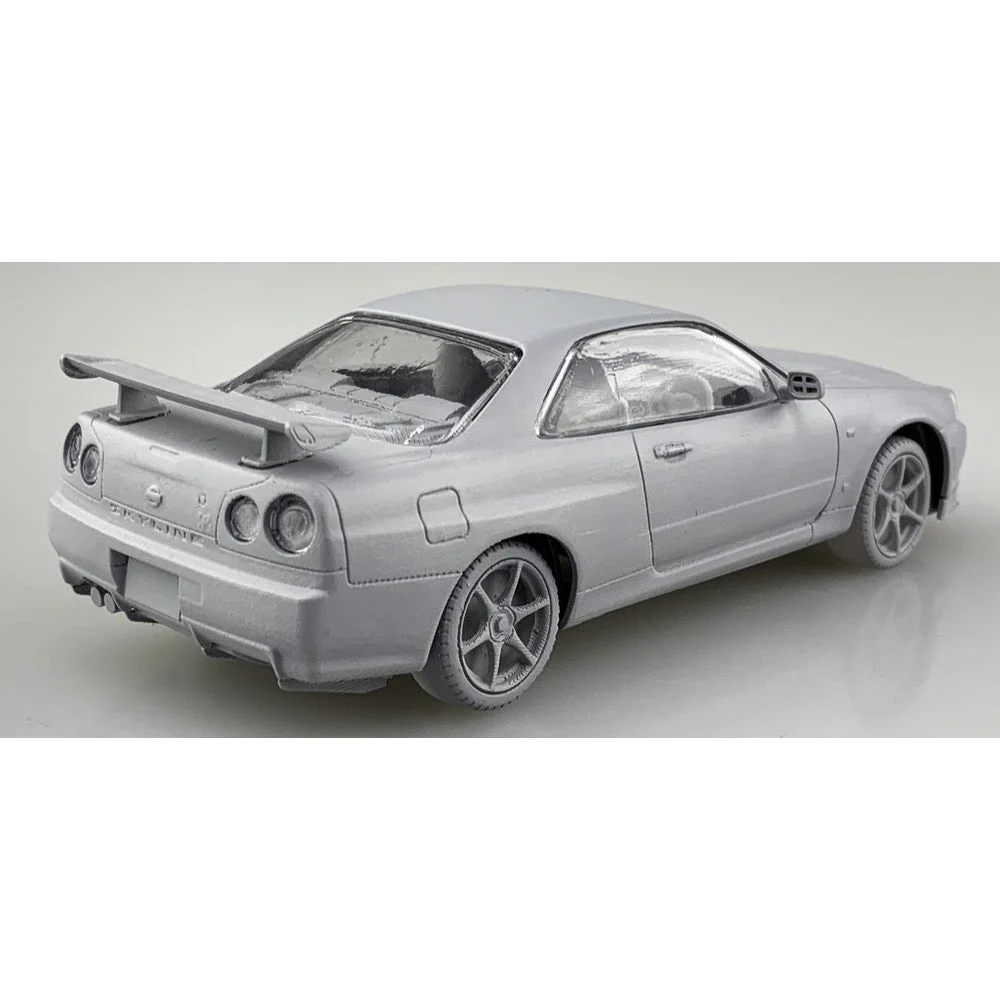 Aoshima A006250 1/32 Nissan R34 Skyline GT-R Bayside Blue - Image 2