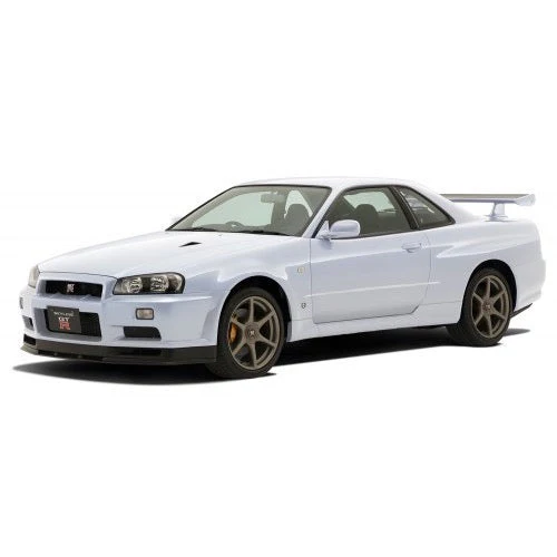 Aoshima A006251 1/32 Nissan R34 Skyline GT-R White Snap Kit - Image 4