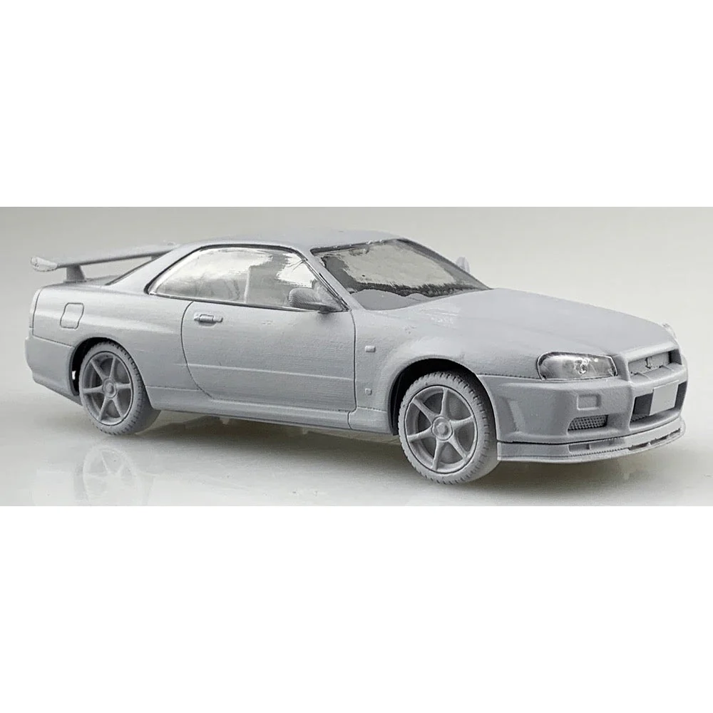 Aoshima A006251 1/32 Nissan R34 Skyline GT-R White Snap Kit - Image 6
