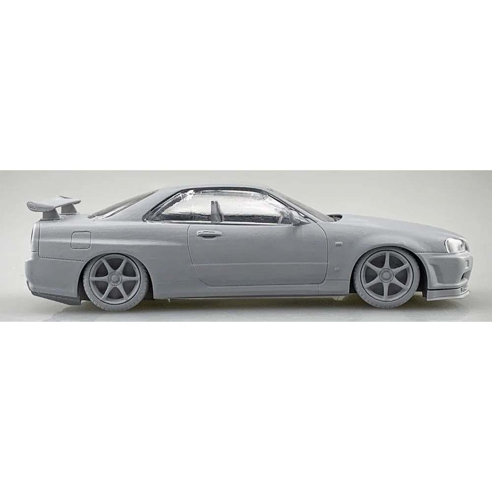 Aoshima A006251 1/32 Nissan R34 Skyline GT-R White Snap Kit - Image 8