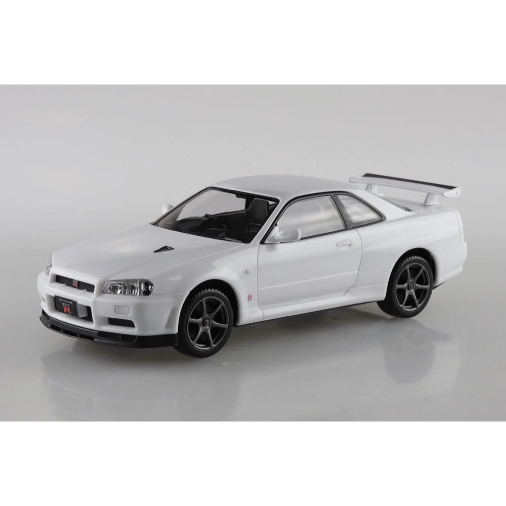 Aoshima A006251 1/32 Nissan R34 Skyline GT-R White Snap Kit - Image 9