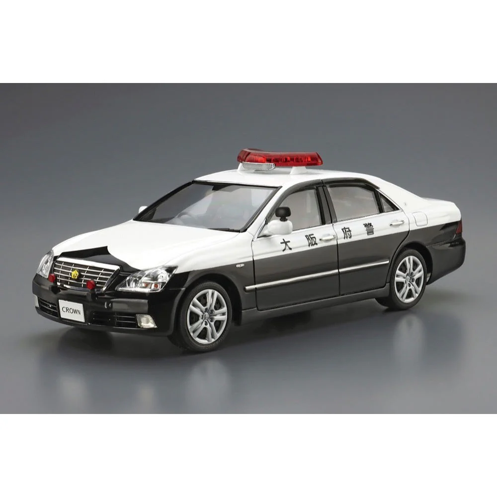 Aoshima A006283 1/24 Toyota GRS182 Crown Patrol Car 2005 - Image 2