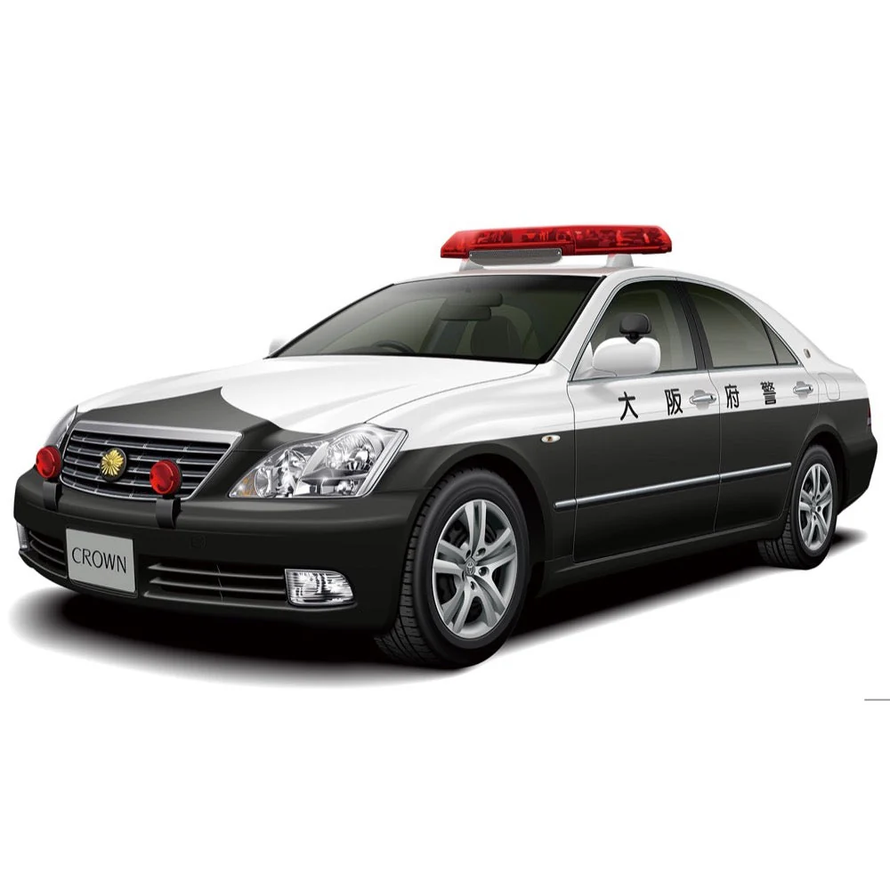 Aoshima A006283 1/24 Toyota GRS182 Crown Patrol Car 2005 - Image 6