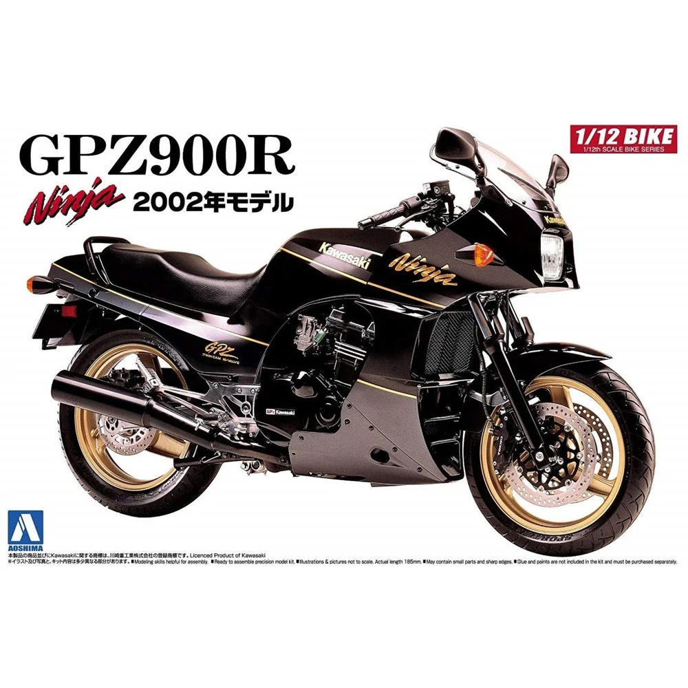 Aoshima A006312 1/12 Kawasaki ZX900R GPz900R Ninja 2002