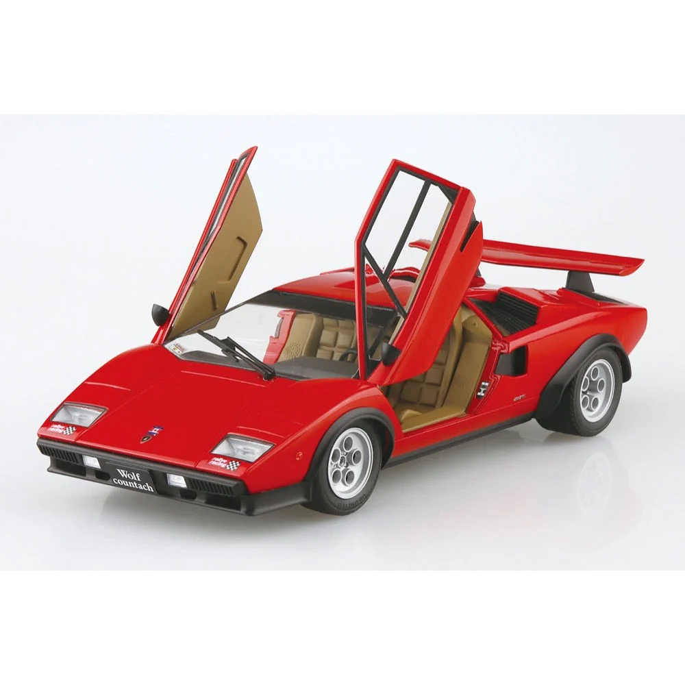 Aoshima A006336 1/24 1975 Wolf Countach Version 1 - Image 4