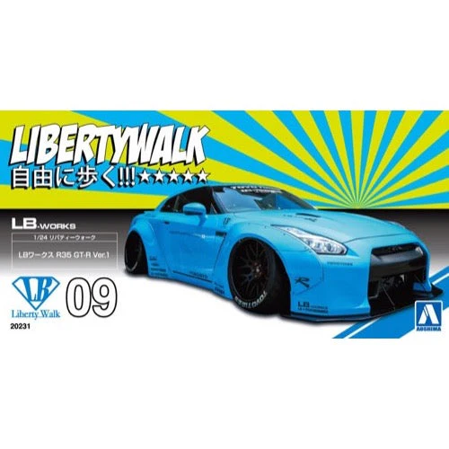 Aoshima 020231 1/24 LB-Works R35 Gt-R Ver.1 - Image 4