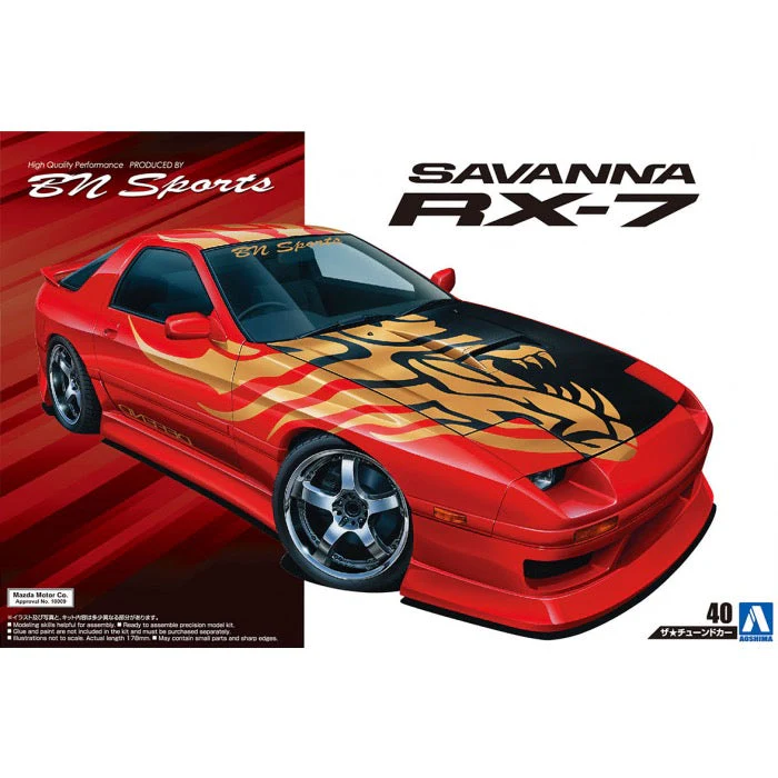 Aoshima A05449 1/24 Mazda RX-7 BN Sports FC3S 1989