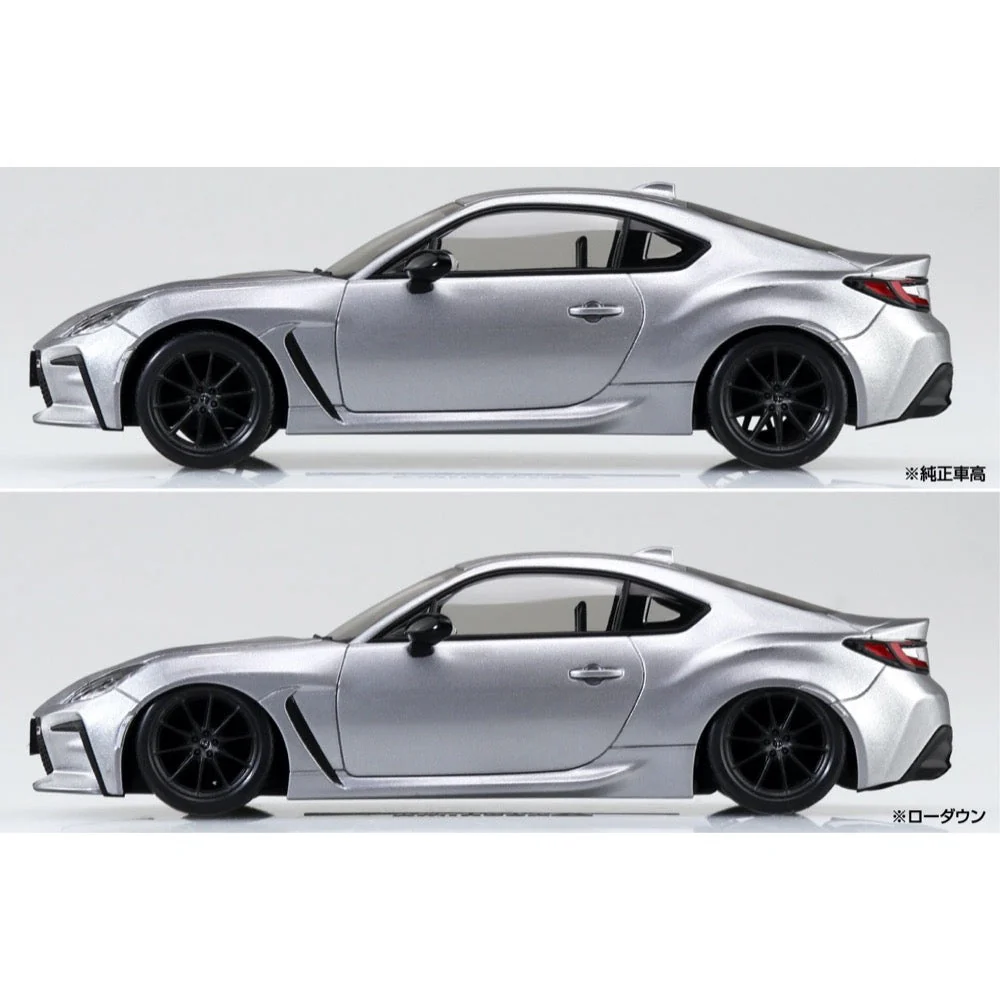 Aoshima 06462 1/32 Toyota GR 86 Ice Silver Metallic Snap Kit - Image 3