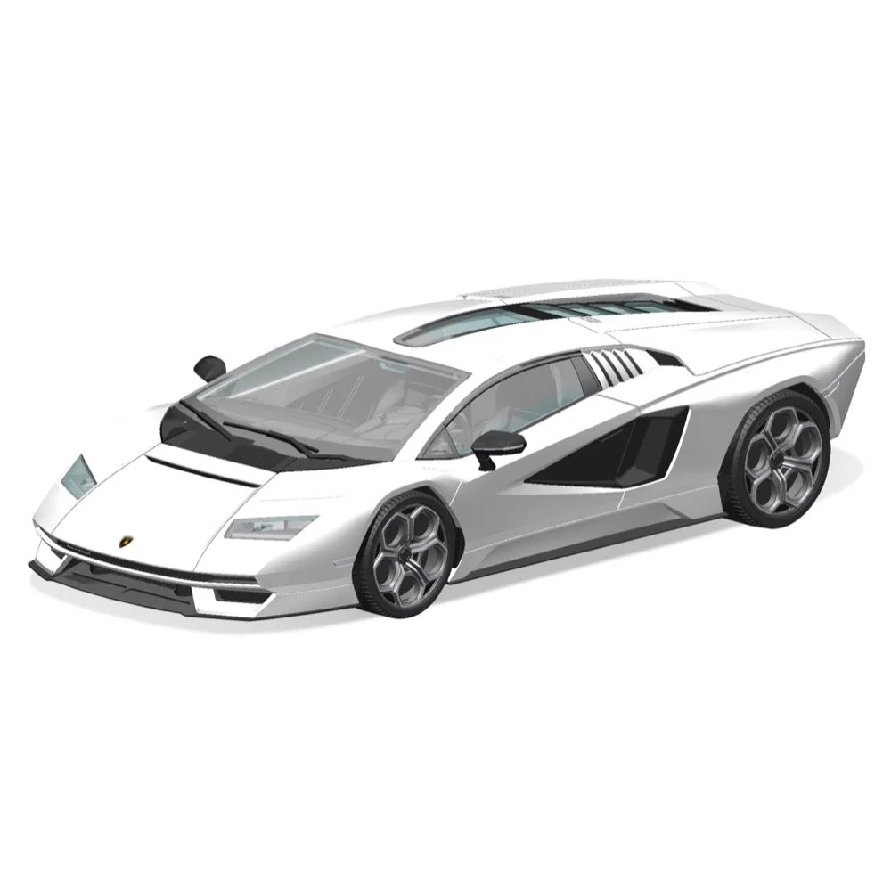 Aoshima 06539 1/32 Lamborghini Countach LPI 800-4 White Snap Kit