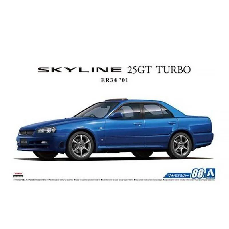 Aoshima A005533 1/24 Nissan ER34 Skyline 25GT Turbo 2001