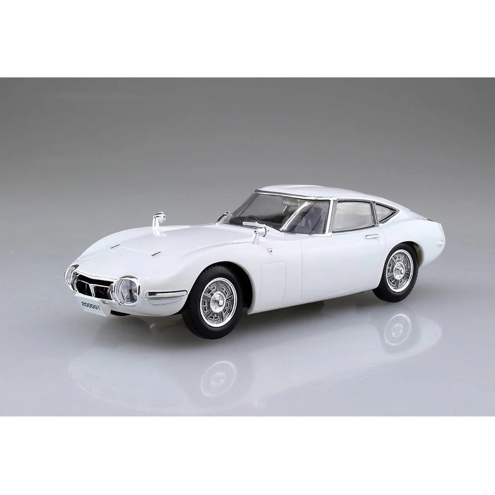 Aoshima A005627 1/32 Toyota 2000GT Pegasus White Snap Kit - Image 3