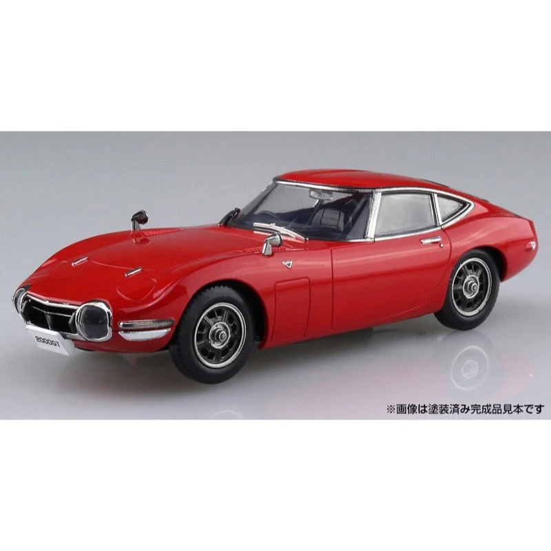 Aoshima A005628 1/32 Toyota 2000GT Solar Red Snap Kit - Image 3