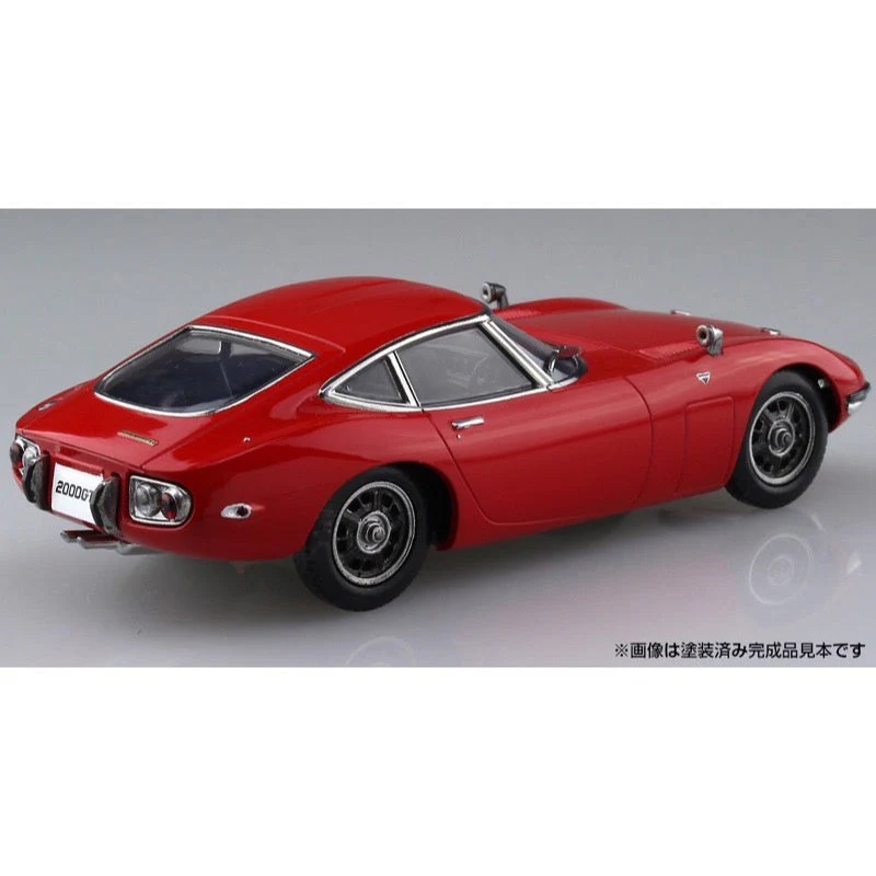 Aoshima A005628 1/32 Toyota 2000GT Solar Red Snap Kit - Image 4