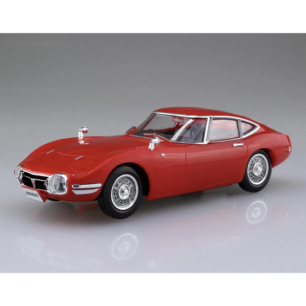 Aoshima A005628 1/32 Toyota 2000GT Solar Red Snap Kit - Image 5