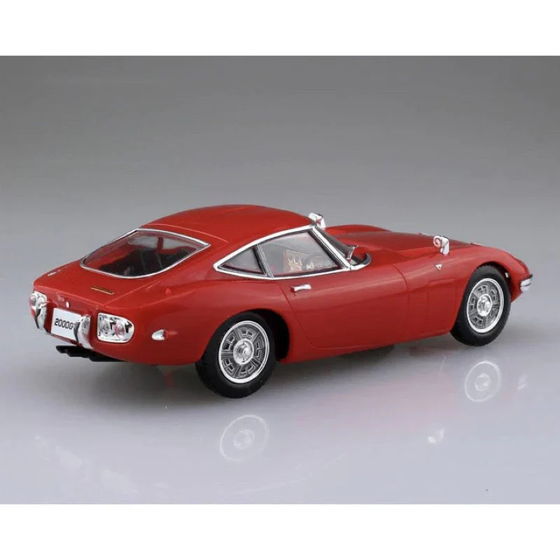 Aoshima A005628 1/32 Toyota 2000GT Solar Red Snap Kit - Image 6