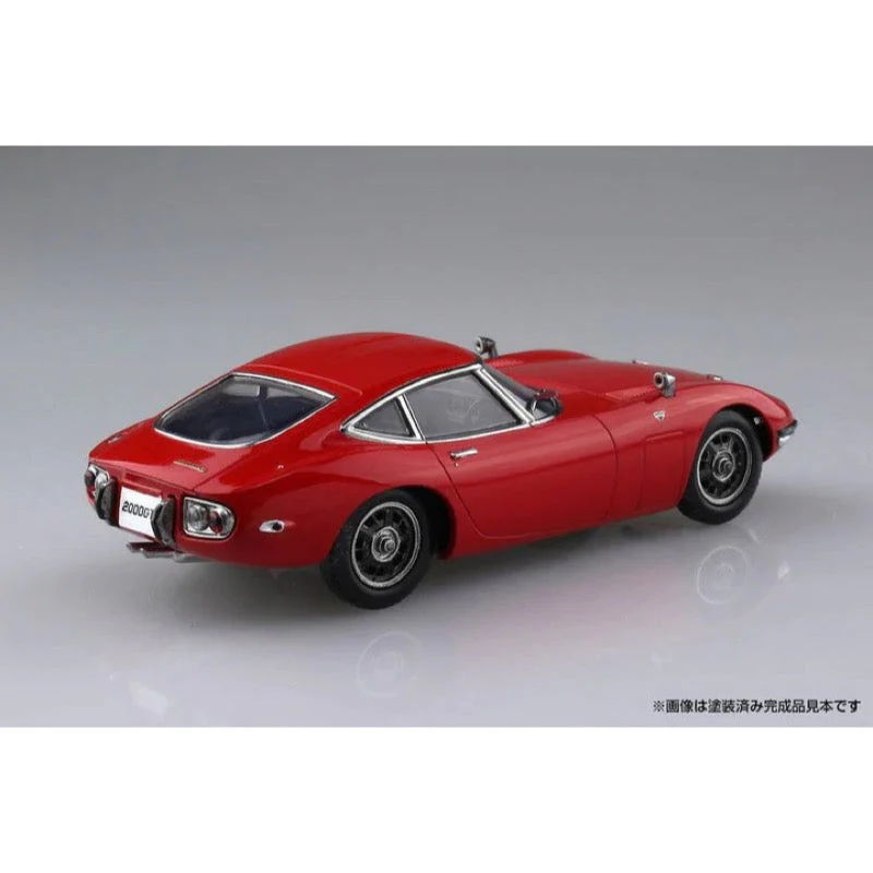 Aoshima A005628 1/32 Toyota 2000GT Solar Red Snap Kit - Image 9