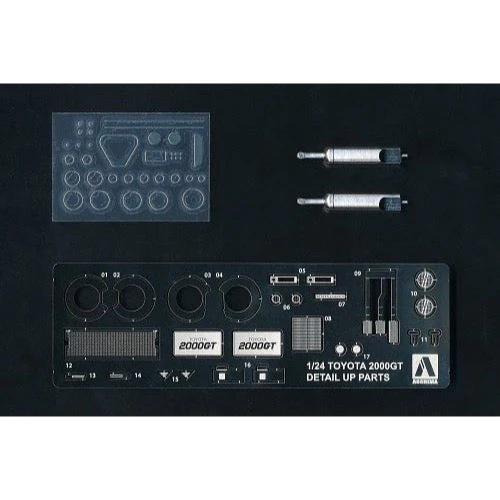 Aoshima A005730 1/24 Toyota MF10 2000GT 1969 Detail Up Parts