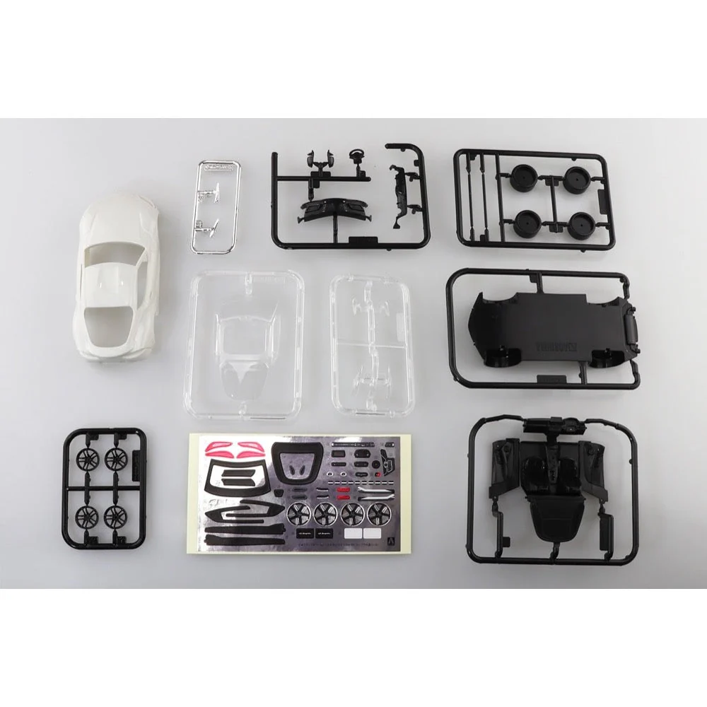 Aoshima A005886 1/32 Toyota GR Supra White Metallic Snap Kit - Image 4