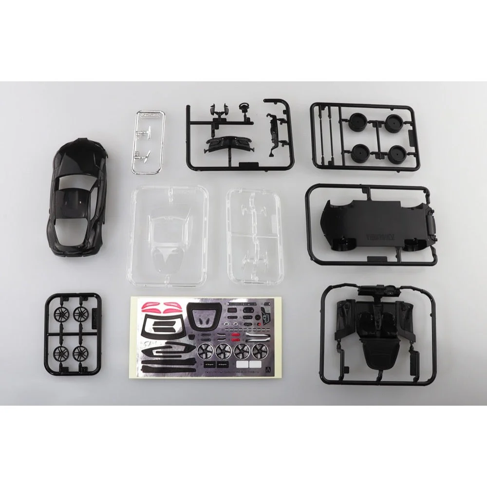 Aoshima A005887 1/32 Toyota GR Supra Black Metallic Snap Kit - Image 4