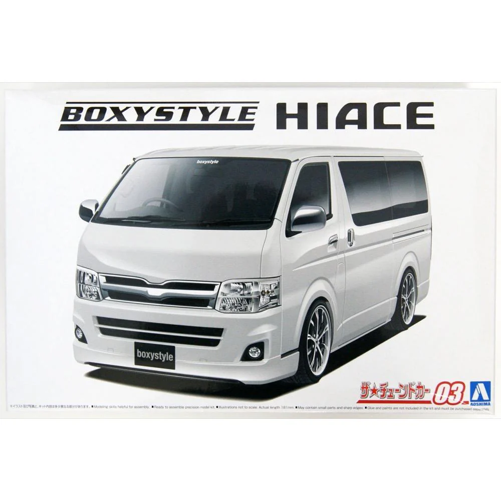 Aoshima A005895 1/24 Toyota Boxystyle TRH200v Hiace Super GL 2010