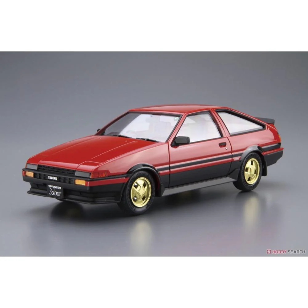 Aoshima A005969 1/24 Toyota AE86 Sprinter Trueno GT-Apex 1984 - Image 2