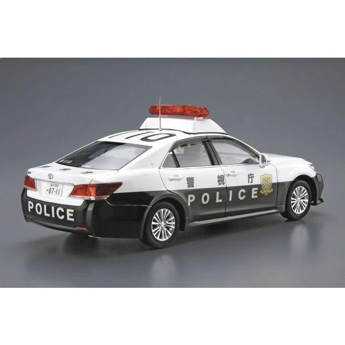 Aoshima A005999 1/24 Toyota GRS210 Crown Patrol Car for Patrol 2016 - Image 3