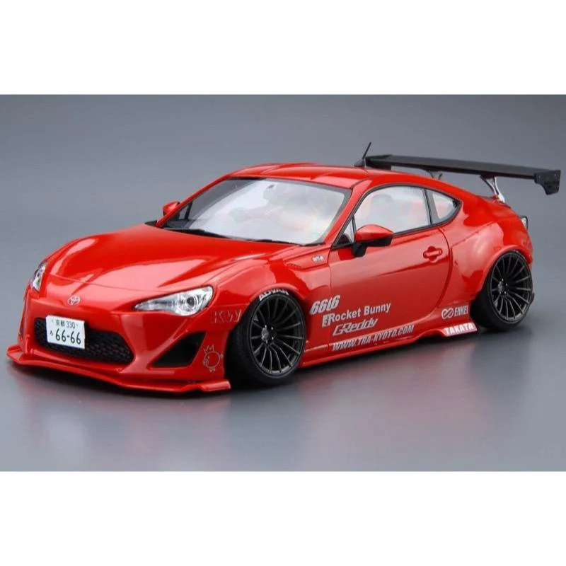 Aoshima A006186 1/24 ZN6 Toyota 86 2012 Greddy and Rocket Bunny Enkei Version Toyota - Image 2