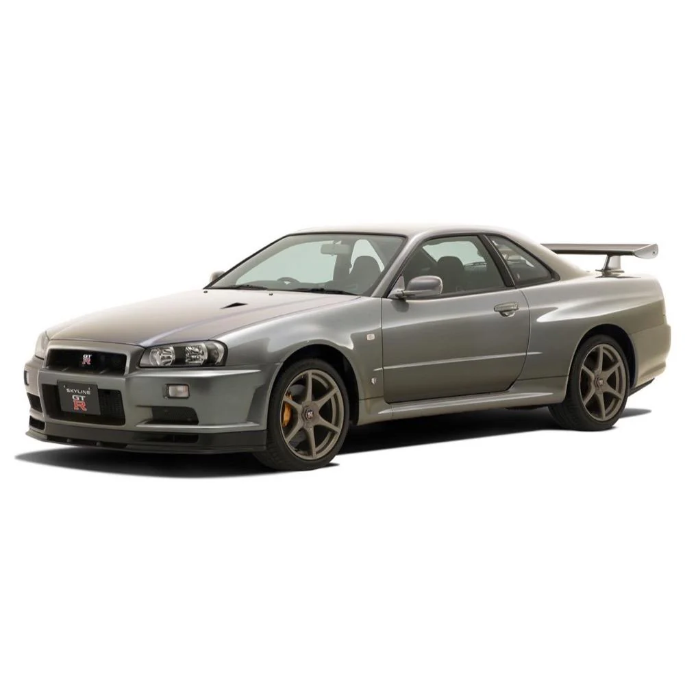 Aoshima A006254 1/32 Nissan R34 Skyline Gt-R Nur Sparkling Silver - Image 4