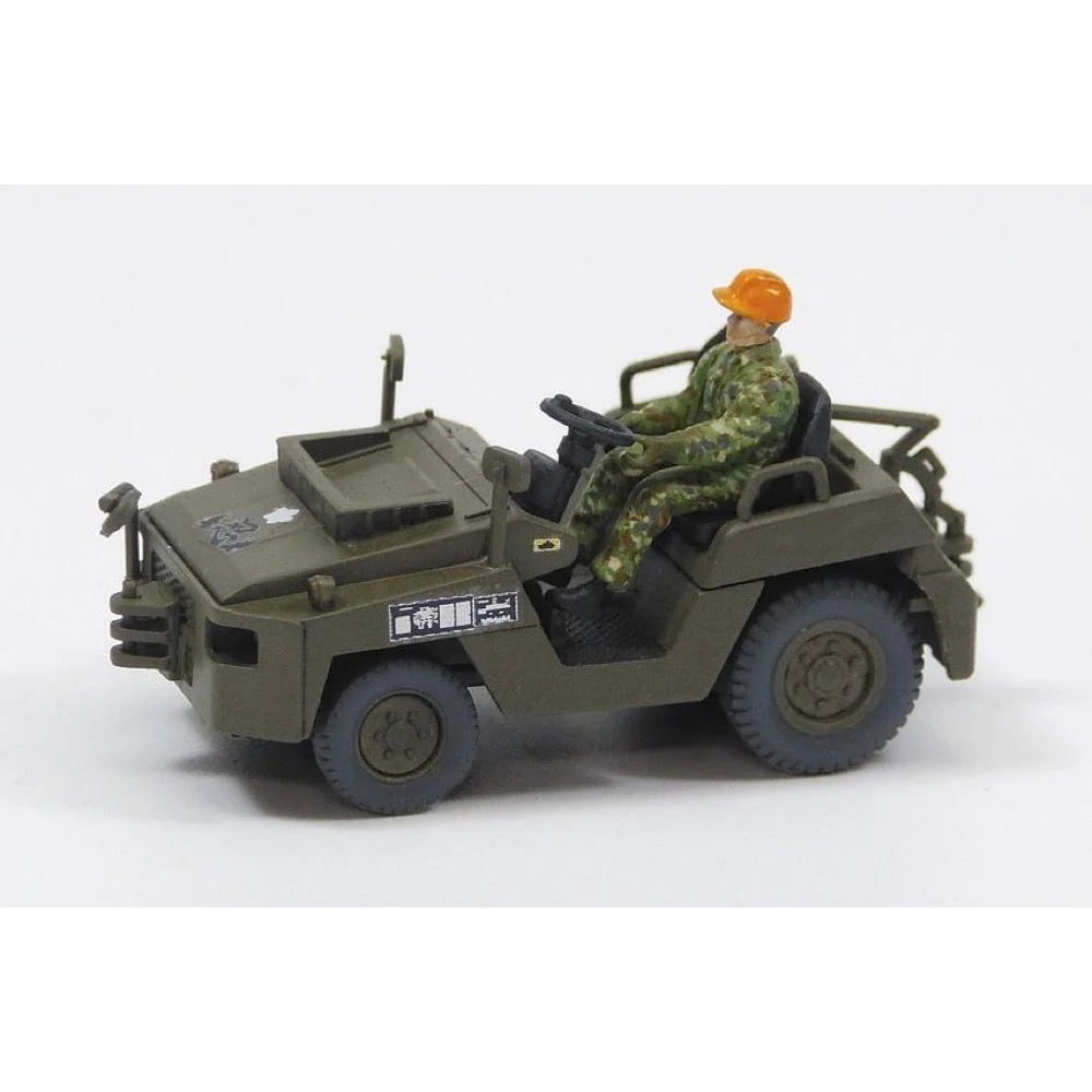 Aoshima A001435 1/72 JGSDF Observation Helicopter OH-1 Ninja With Utility Vehicle Set - Image 3