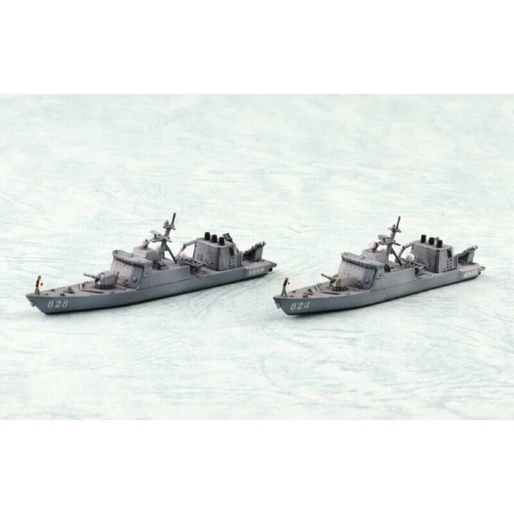 Aoshima A004817 1/700 J.M.S.D.F. DDG Hayabusa and Umitaka 2 Ship Set - Image 2