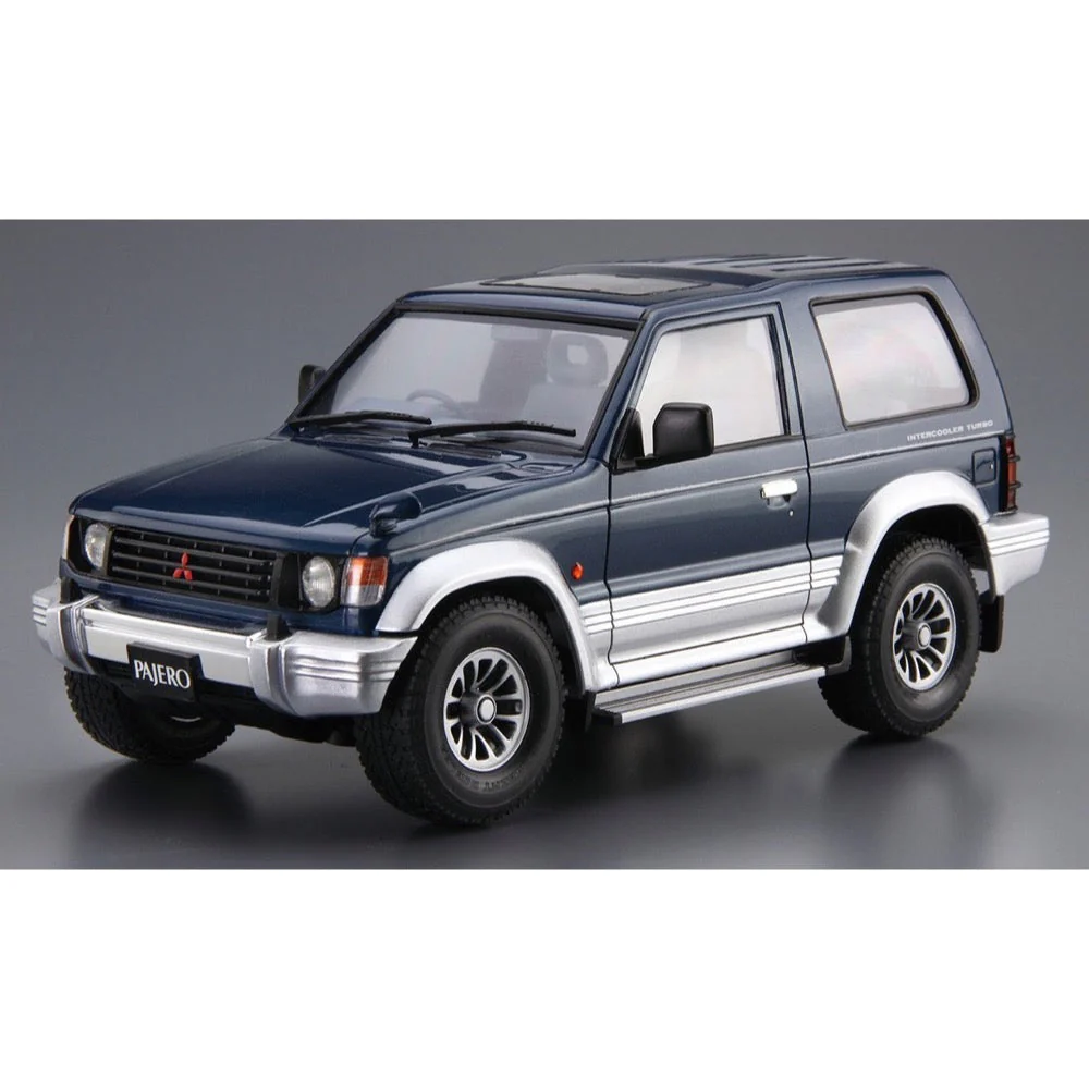 Aoshima A005697 1/24 Mitsubishi V24Wg Pajero Metal Top Wide XR-II 1991 - Image 3