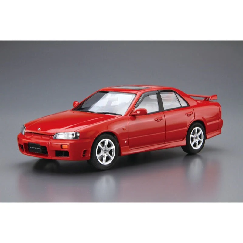Aoshima A005750 1/24 Nissan ER34 Skyline 25Gt-X Turbo 1998 - Image 2