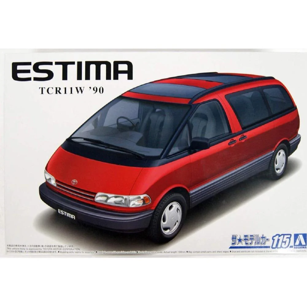 Aoshima A005753 1/24 Toyota TCR11W Estima Twin Moon Roof 1990