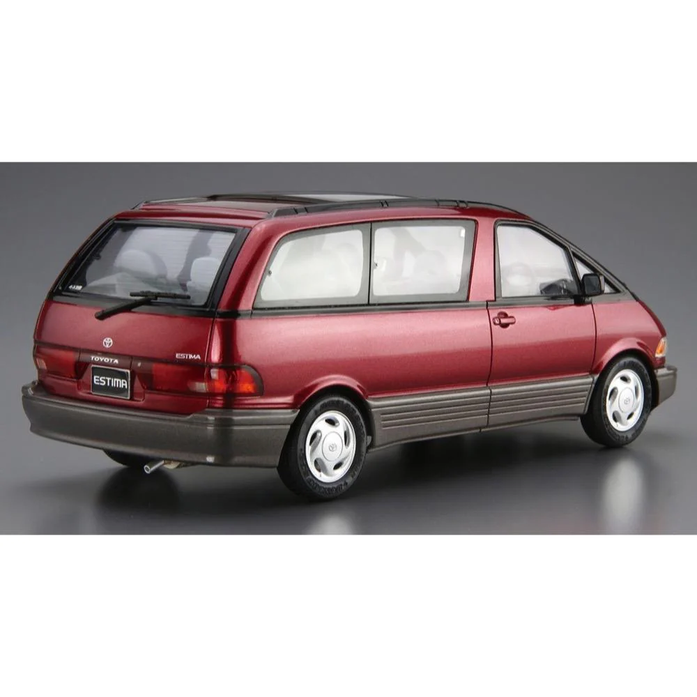 Aoshima A005753 1/24 Toyota TCR11W Estima Twin Moon Roof 1990 - Image 3