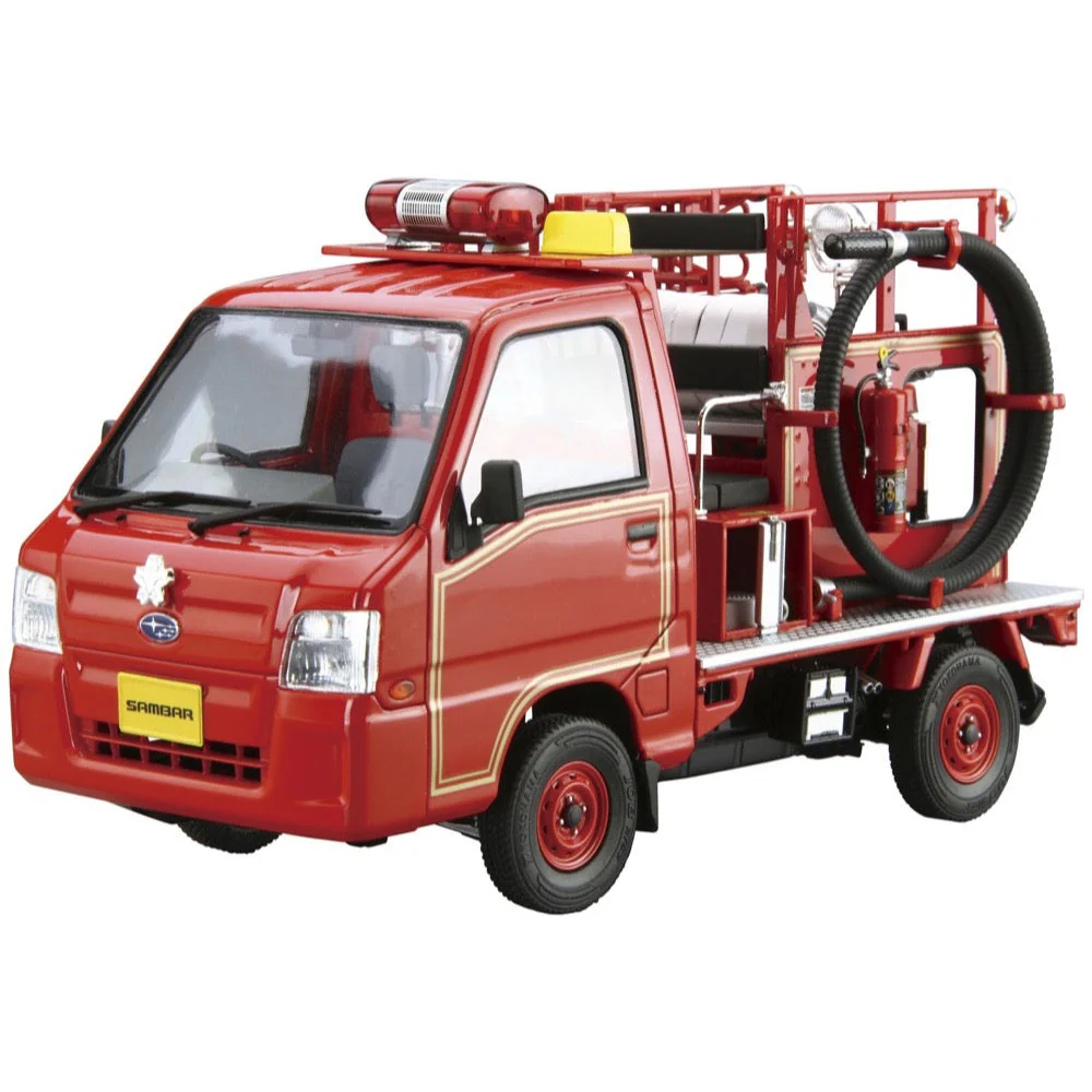 Aoshima A005794 1/24 Subaru TT2 Sambar The Fire Engine 2011 - Image 4