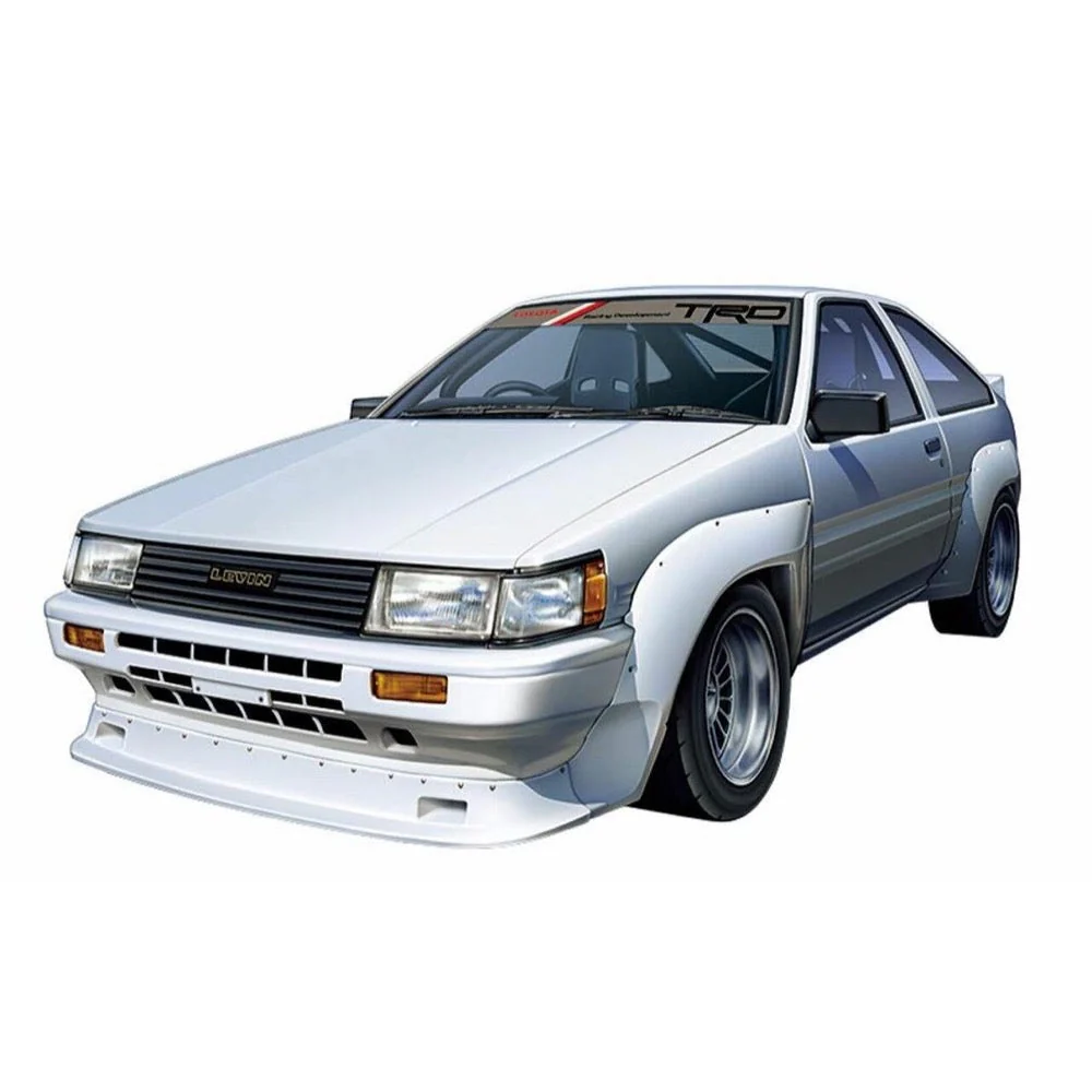Aoshima A005798 1/24 Trd AE86 Corolla Levin 1983 Toyota - Image 4