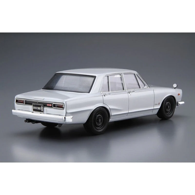 Aoshima A005835 1/24 Nissan PGC10 Skyline 2000GT-R 1970 - Image 3