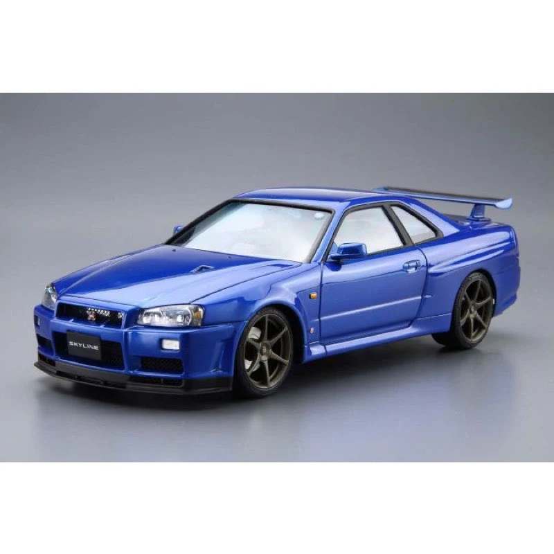 Aoshima A005858 1/24 Nissan BNR34 Skyline GT-R V-Spec II 2002 - Image 2