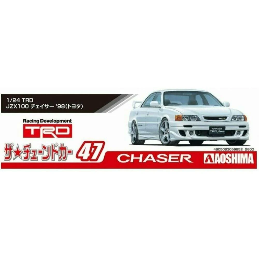 Aoshima A005985 1/24 Toyota TRD JZX100 Chaser 1998 - Image 4